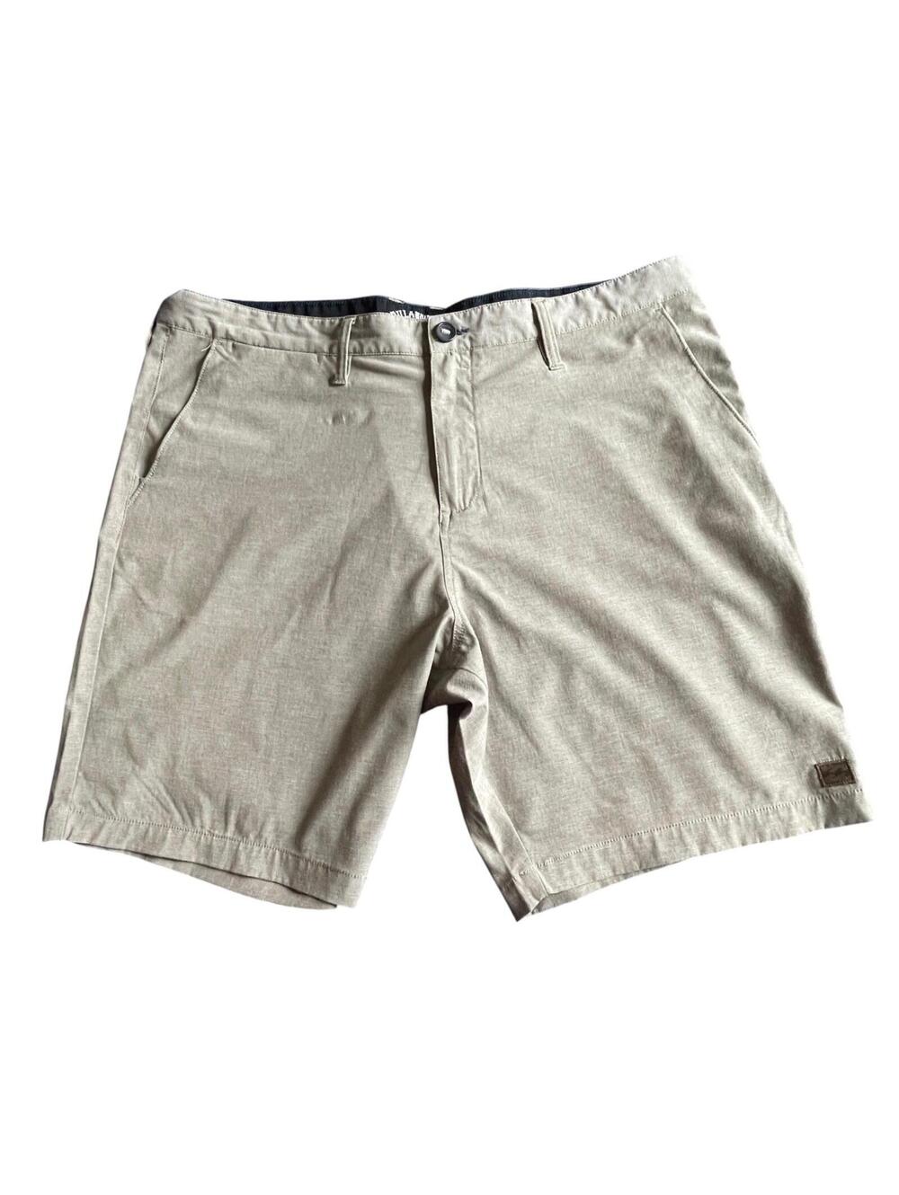 Billabong Crossfire Board Shorts Mens 40 Khaki Stretch CLEAN